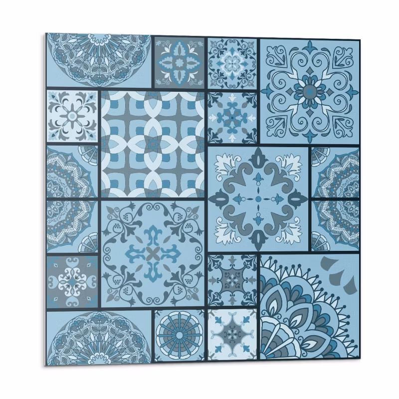 Kafelki samoprzylepne Wallfluent 50×50 cm Geometria w mozaikowym stylu 4 szt.