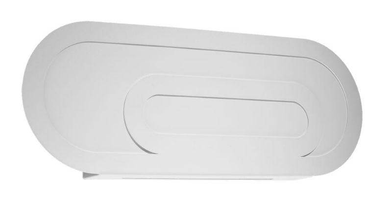 Kinkiet ścienny Sollux Lighting Saccon biały 2 x G9 x 40W IP20 wym: 15 x 40 cm – 1 szt.