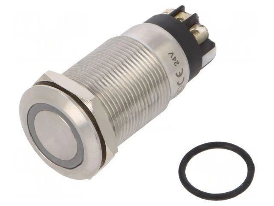 Przełącznik wandaloodporny Poz: 2 SPDT 3A220VAC 5A24VDC LAS1GQF‑11ZE/L/W/24V/S