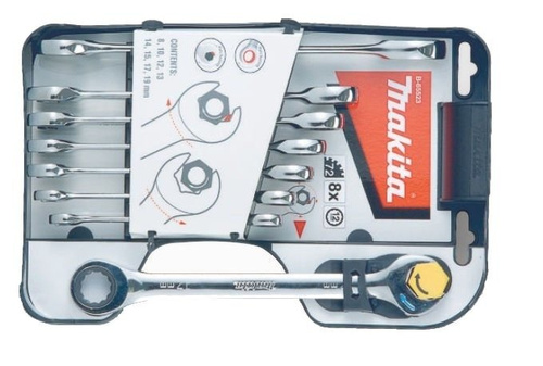 Zestaw kluczy z grzechotką Makita B-65523 8 szt.