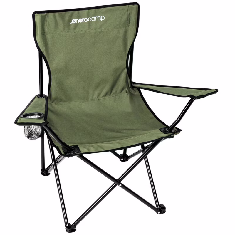 Krzesło Enero Camp turystyczne składane 50X50X80cm zielone 1szt