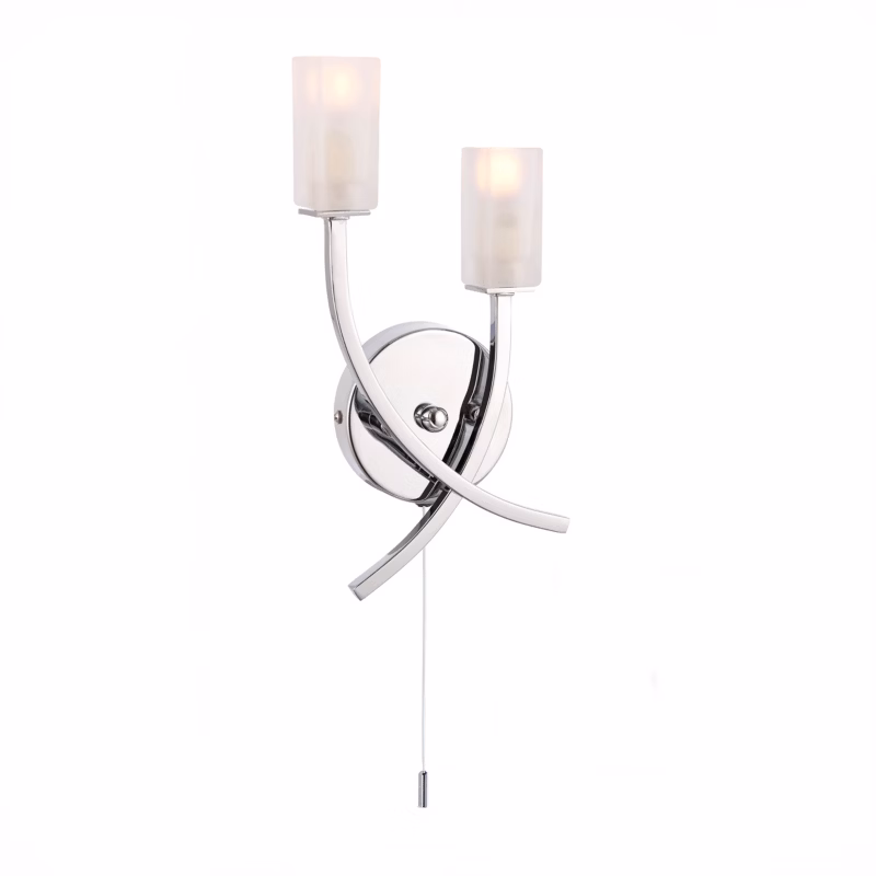 Kinkiet z włącznikiem Endon HAVANA chromowany 2xG9x15W IP20 – 1 szt.