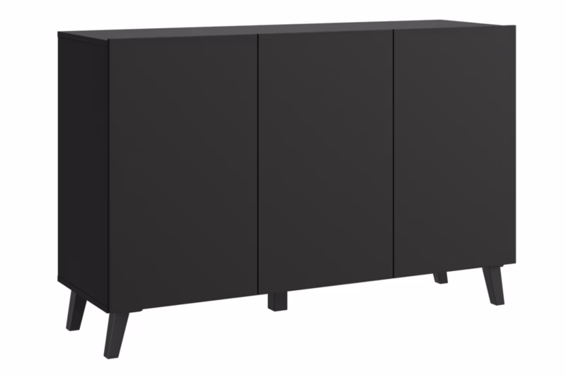 Komoda RTV MINIO go for it LOKET S 120cm, czarny, 1 szt.