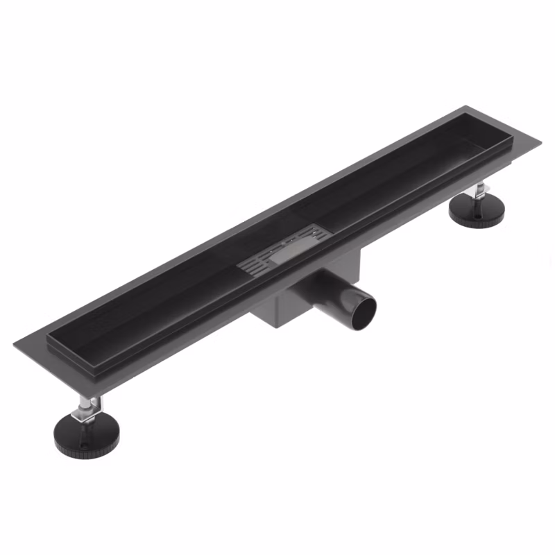 Korpus odpływu liniowego SEVANTE 120 cm czarny FLAT 1 szt.