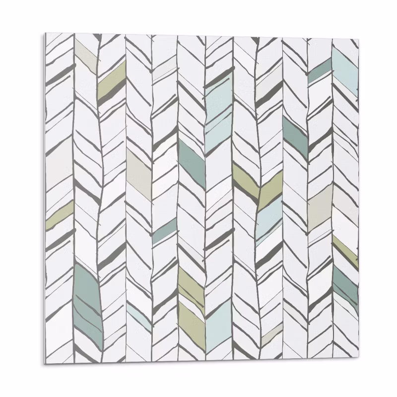 Kafelki samoprzylepne Wallfluent 20×20 cm Pasy z liściastym akcentem 20 szt.
