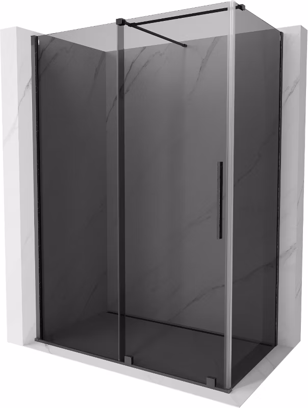 Kabina prysznicowa Mexen Velar rozsuwana 160 x 100 cm grafit gun gray szczotkowany 1 szt.