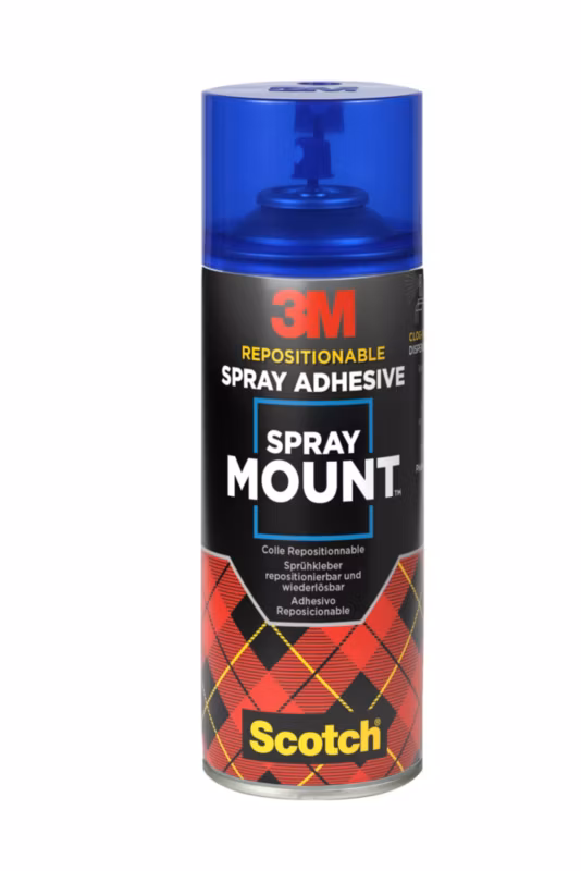 Klej w sprayu 3M™ Scotch SprayMount™ 400 ml wielokrotnego użytku 1 szt.