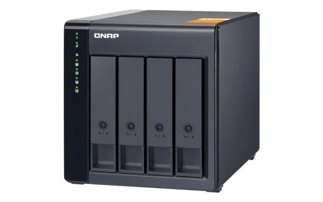 QNAP TL‑D400S 4‑zatokowa jednostka rozszerzająca dla QNAP/PC, zestaw z kartą i przewodami, Tower
