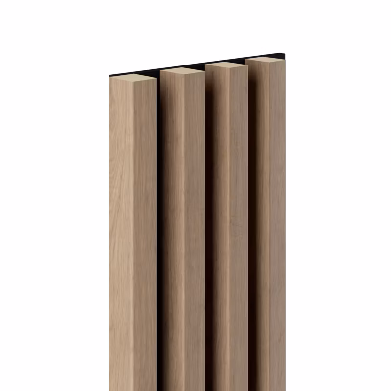 Lamel ścienny na czarnym filcu 4L Marbet Design WOODLINE MAXI 2700×177 Dąb Saragossa 1 szt.