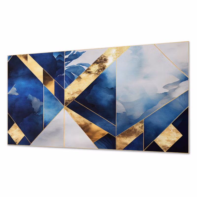 Komplet Kafelków PCV ArtPrintCave 40×20 cm Geometria w odcieniach 10 szt.