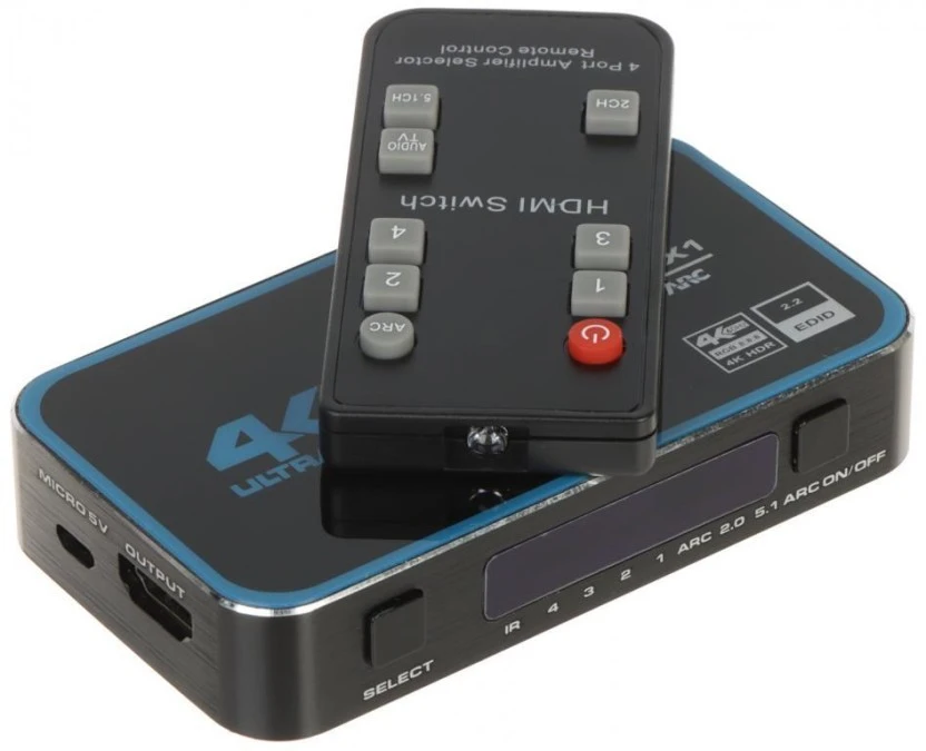 Przełącznik HDMI‑SW‑4/1‑2.0