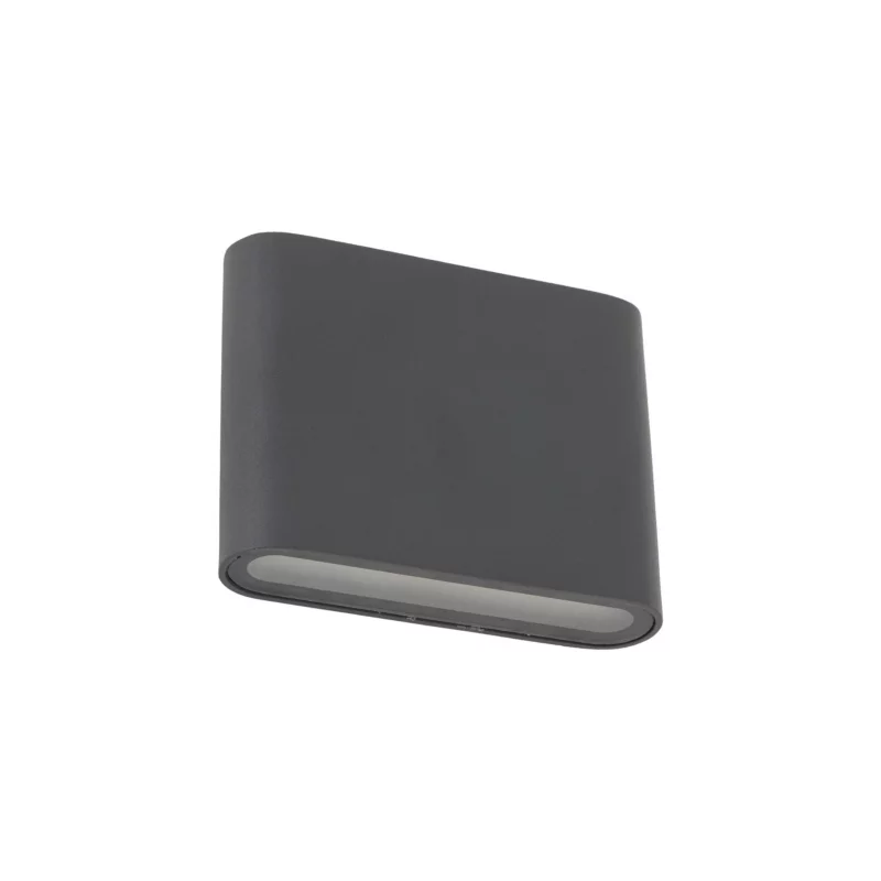 Kinkiet zewnętrzny Tk Lighting Arwena S ogrodowy płaski grafitowy szary LED Ip 54 – 1szt.