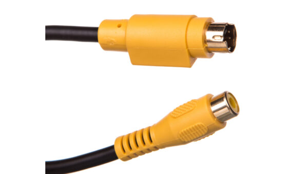 Przewód adapter miniDIN 4pin (S-Video) – RCA 0,2m 60845