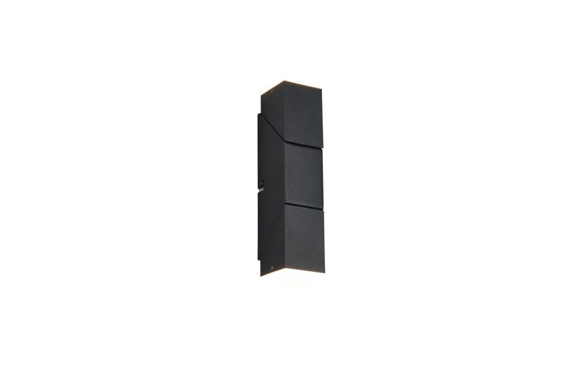 Kinkiet ścienny Trio Raglan czarny góra-dół LED 3W 3000K 2 x 400lm IP20 wym: 17 x 5 cm – 1 szt.