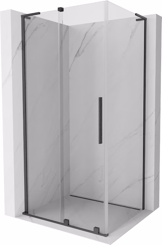 Kabina prysznicowa Mexen Velar L rozsuwana 110 x 85 cm transparent gun gray szczotkowany 1 szt.