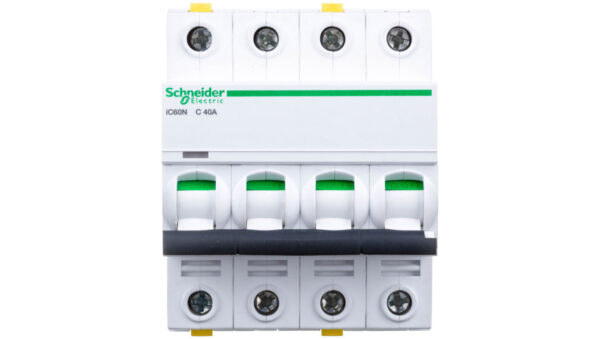 Wyłącznik nadprądowy 4P C 40A 6kA AC iC60N-C40-4 Acti9 A9F04440