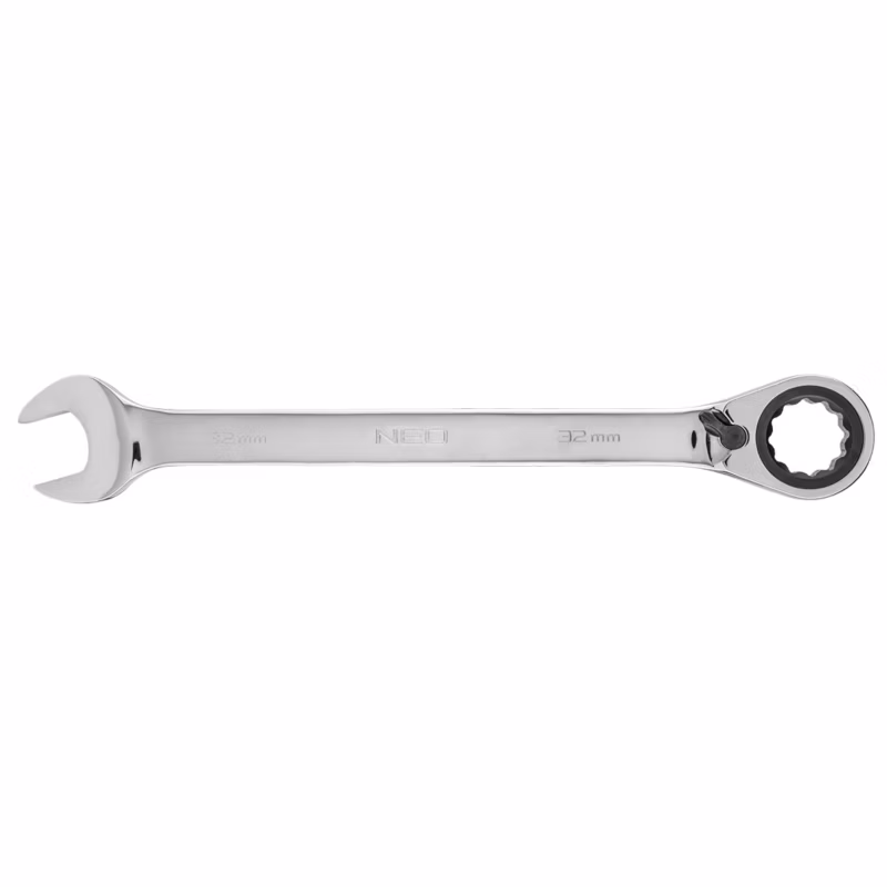 Klucz płasko-oczkowy NEO TOOLS z grzechotką i przełącznikiem 32 mm 1 szt.
