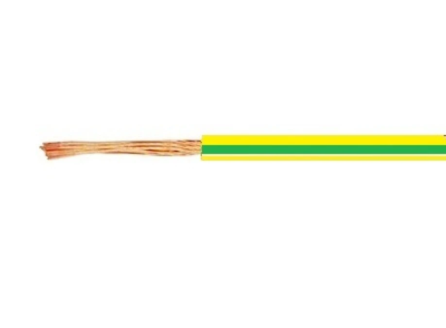 Przewód bezhalogenowy H07Z‑K 1×4 żółto‑zielony 51787 /100m/