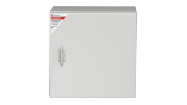 Obudowa metalowa 250x200x150 IP 65 IK 10 RAL 7035 z płytą montażową stalową GEP-00187