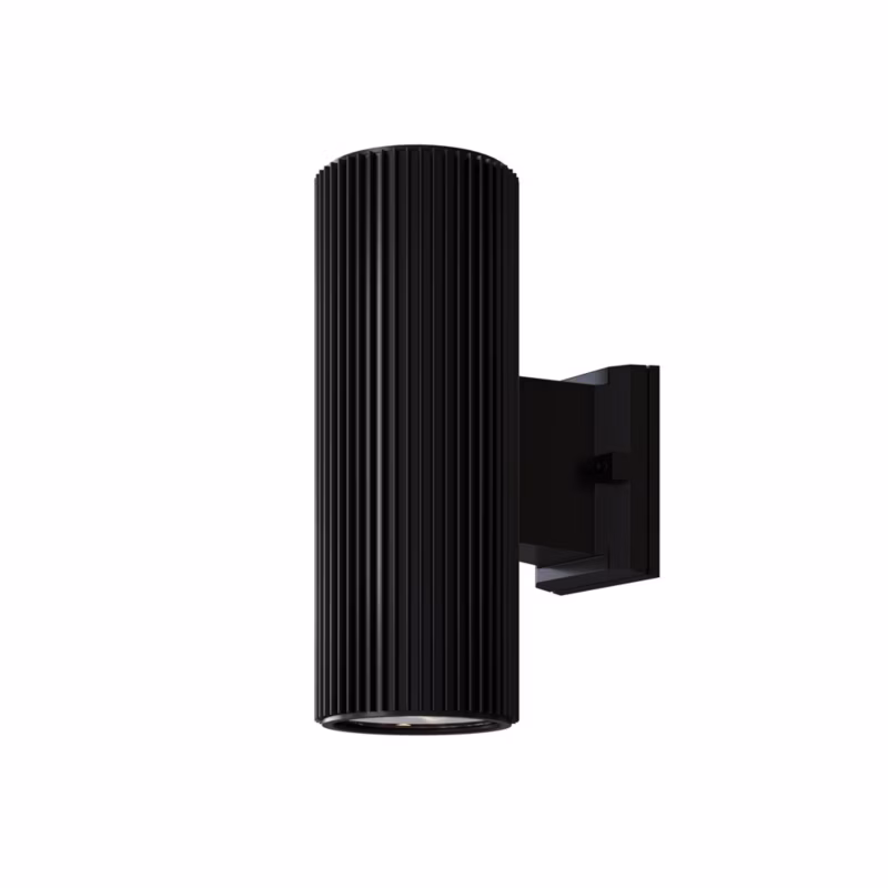Kinkiet ścienny zewnętrzny Maytoni Rando czarno-transparentny 2 x E27 x 60W IP54 wym: 26 x 16 x 26 cm – 1 szt.