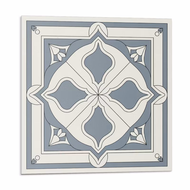 Kafelki samoprzylepne Wallfluent 20×20 cm Kwiatowy wzór na kafelkach 20 szt.
