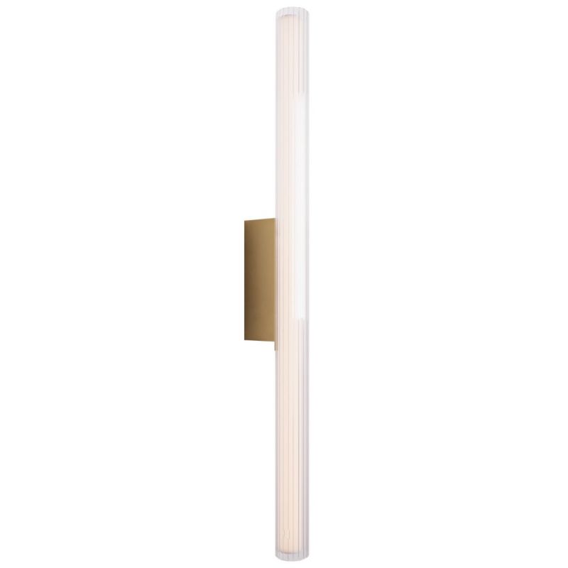 Kinkiet ścienny Maxlight Fayette złoty LED 18W 3000K 1170lm IP44 wym: 91 x 6 x 12 cm – 1 szt.