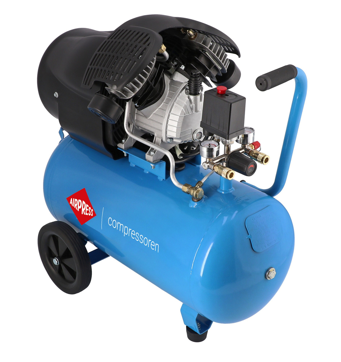Kompresor dwutłokowy olejowy Airpress HL 425-50 8 bar 3 KM/2.2 kW 260 l/min 50 l
