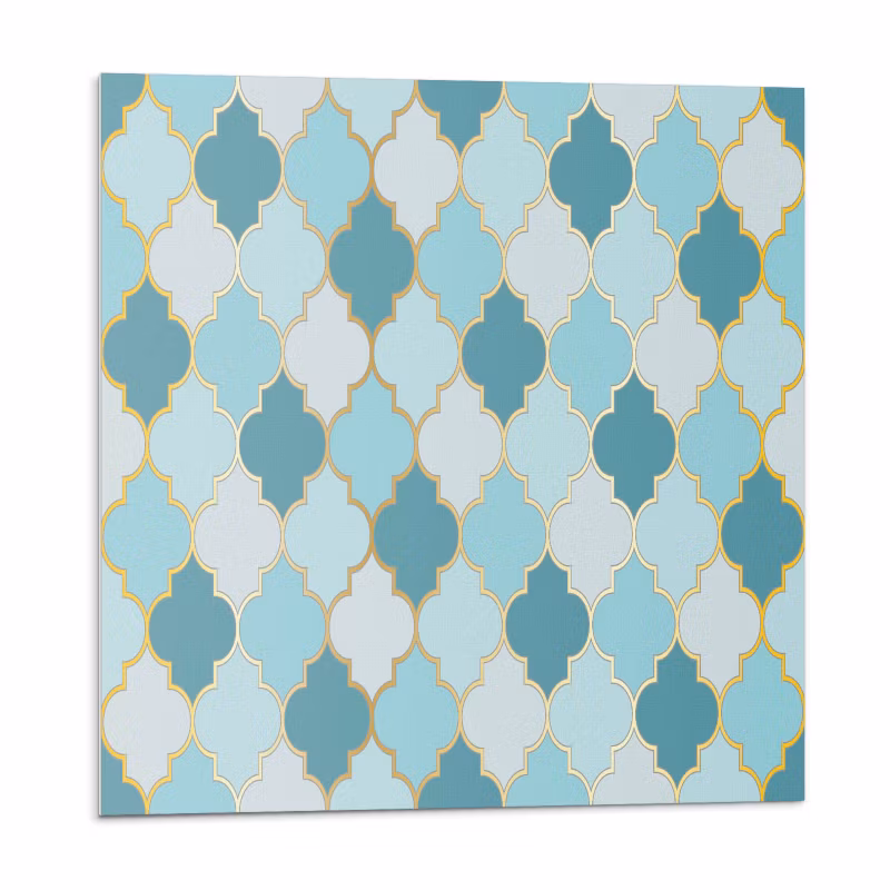 Kafelki samoprzylepne Wallfluent 20×20 cm Stylowe wzory z falistymi motywami 20 szt.