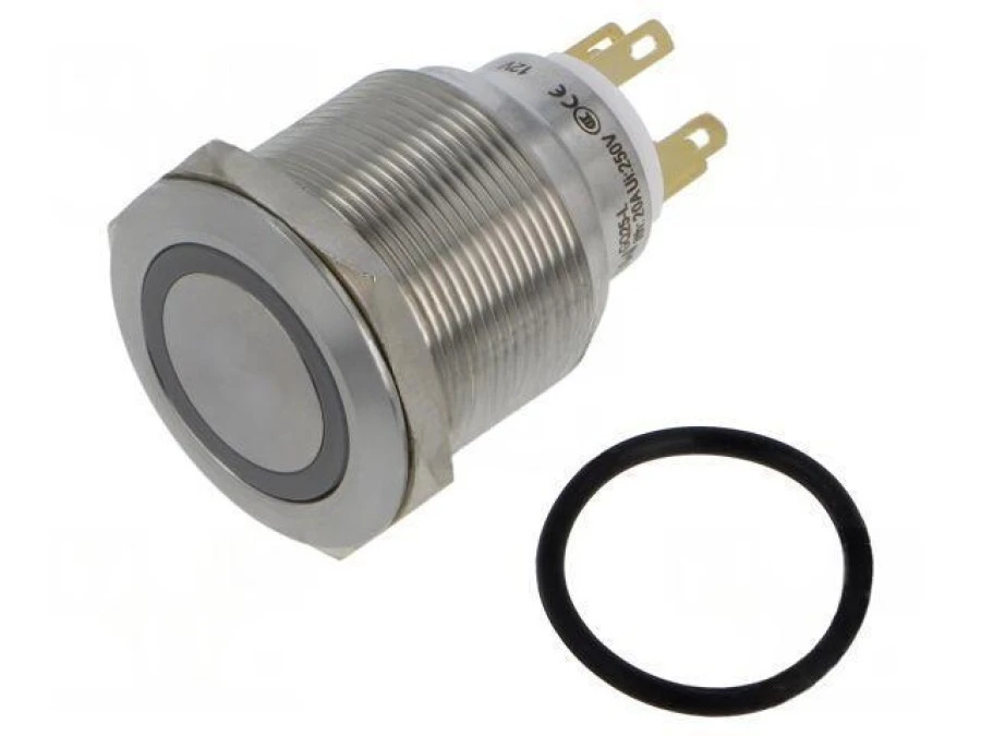 Przełącznik wandaloodporny Poz: 2 SPDT 3A220VAC 5A24VDC GQ25‑L‑11ZE/J/Y/12V/S