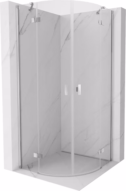 Kabina prysznicowa półokrągła Mexen Mist transparent 90×90 cm 1 szt