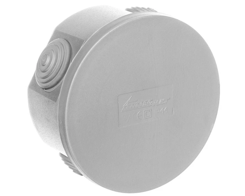 Puszka n/t hermetyczna pusta 80x40mm IP44 szara PO‑80 31.2