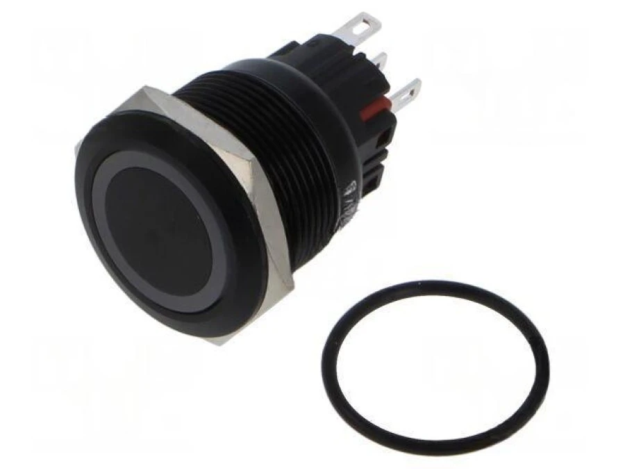 Przełącznik wandaloodporny Poz: 2 SPDT 5A/250VAC IP65 ON‑ON MP22SLRINRB024A5