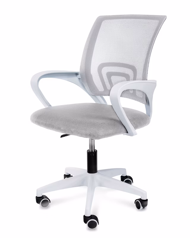 Krzesło obrotowe biurkowe JUMI do biura fotel ergonomiczny SMART szare 1 szt.