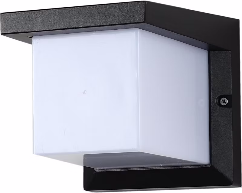 Kinkiet ścienny zewnętrzny IdeaLED Taurus czarno-biały 1 x E27 x 30W IP54 wym: 16 x 16 x 19 cm – 1 szt.