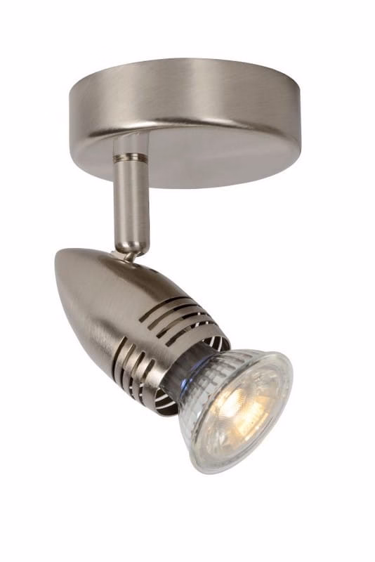 Kinkiet ścienny Lucide Caro srebrny 1 x GU10 x 5W IP20 wym: 9 x 9 cm – 1 szt.