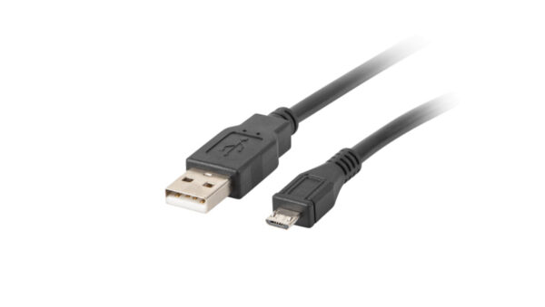 Przewód połączeniowy USB 2.0 High Speed 1,8m USB – microUSB czarny CA-USBM-10CC-0018-BK