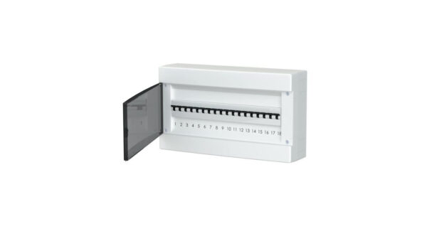 Rozdzielnica modułowa natynkowa plastikowa 1×18 IP40 C.1318-P