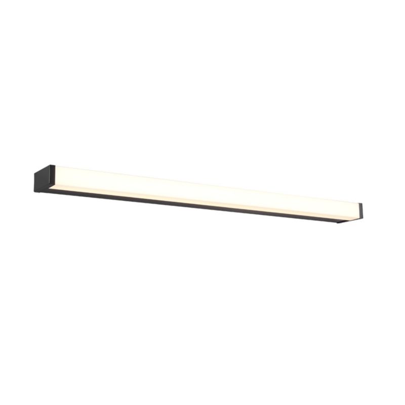 Kinkiet ścienny Trio Fabio czarno-biały do łazienki LED 12W 3000K 1400lm IP44 wym: 3,8 x 80 x 80 cm – 1 szt.
