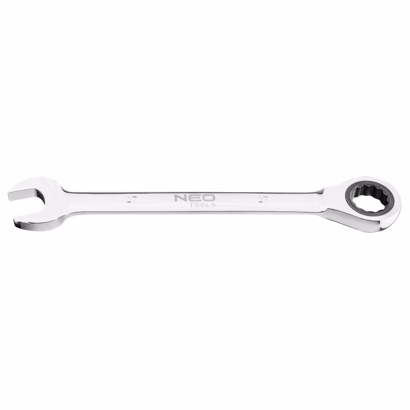 Klucz płasko-oczkowy NEO TOOLS z grzechotką, 27 mm 1 szt