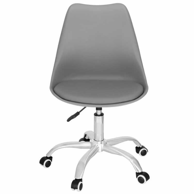 Krzesło obrotowe, biurowe regulowane Springos ergonomiczny fotel na kółkach do komputera szary 1 szt.