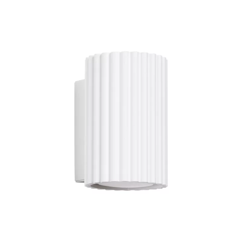 Kinkiet ścienny Sollux Lighting Karbon biały góra-dół 1 x GU10 x IP20 wym: 10 x 6,5 x 8,5 cm – 1 szt.