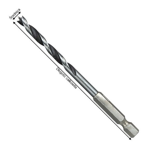 Wiertło do drewna 8 mm, 6K 1/4″ D-15908 Makita
