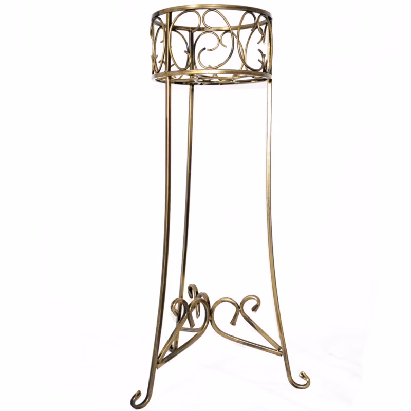 Kwietnik stojący Dąstal Metalowy Złoty 28×88 cm 1 szt.