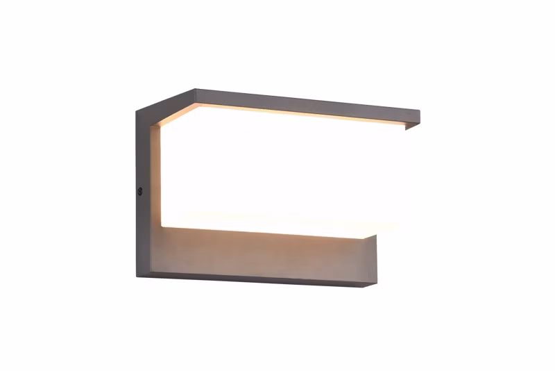 Kinkiet ścienny zewnętrzny Trio Nestos antracytowo-biały LED 13W 3000K 1300lm IP54 wym: 15 x 23 x 23 cm aluminium – 1 szt.