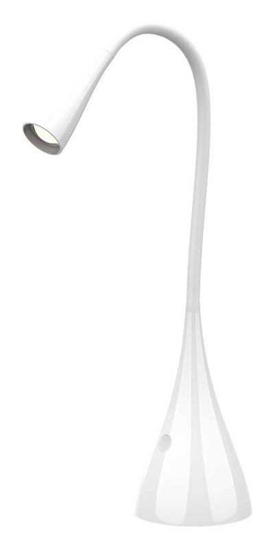 Lampa biurkowa Rabalux Jeff2 biała LED 4W 3000K 270lm IP20 wym: 48 x 11 x 28.5 cm tworzywo sztuczne – 1 szt.
