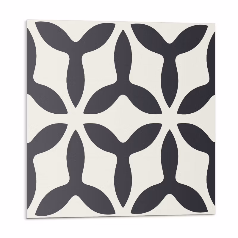 Kafelki samoprzylepne Wallfluent 20×20 cm Nowoczesny wzór z płetwami 20 szt.