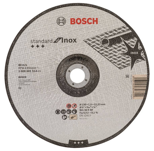 Tarcza korundowa Bosch 230 mm / 1.9 mm