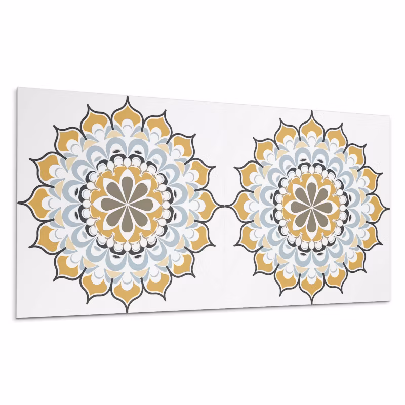 Kafelki samoprzylepne Wallfluent 60×30 cm Mandala z finezyjnymi detalami 6 szt.