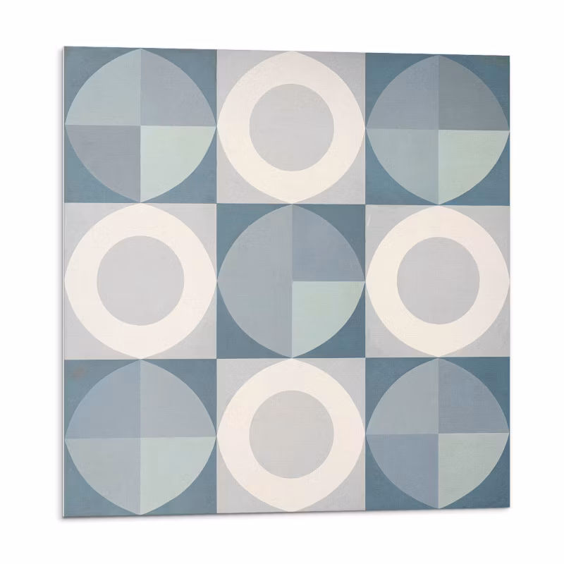 Kafelki samoprzylepne Wallfluent 30×30 cm Abstrakcyjne figury i okręgi 9 szt.
