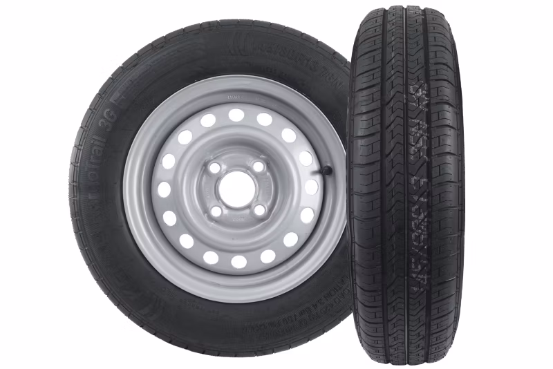 Koła do przyczepki Unitrailer opony 145/80 R13 78N felgi 4Jx13″H2 4×100 ET:30 2 szt.